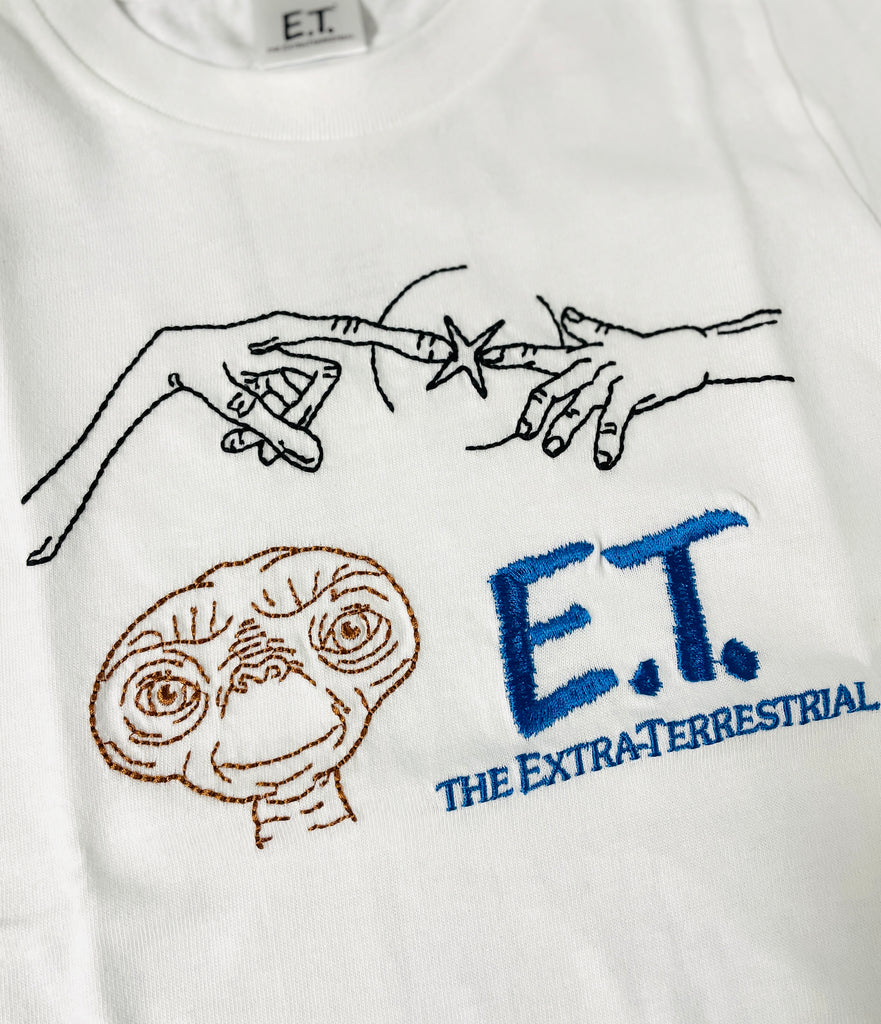 【Soulsmania】E.T. EMBROIDERED T-SHIRTS