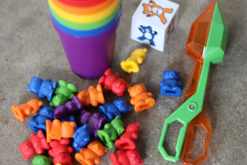 【skoolzy】Counting Bears with Color Matching Cup Toys