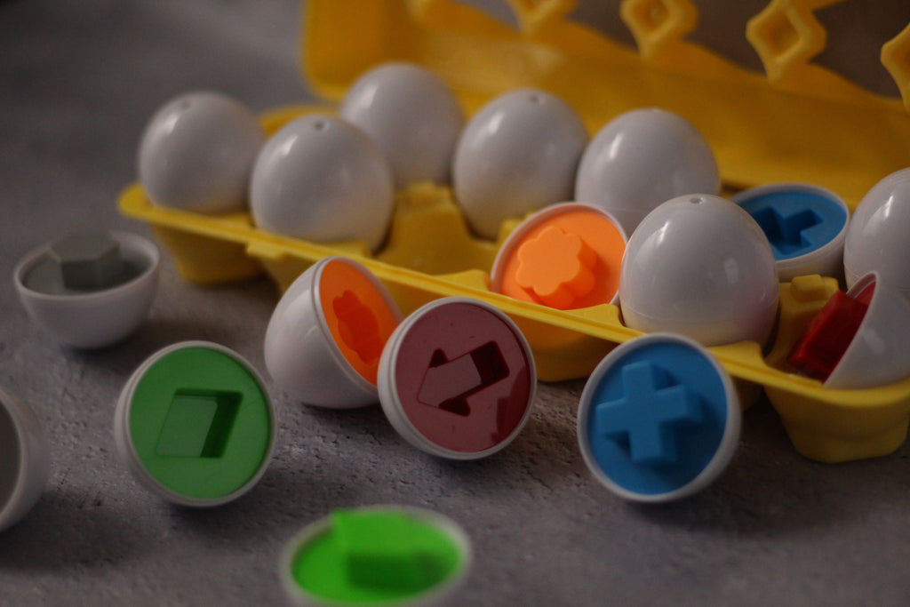 【skoolzy】Toddler Toy Eggs  Shapes Puzzles For 2 3 Year Olds